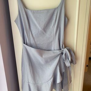 Cottage hill mini dress in baby blue